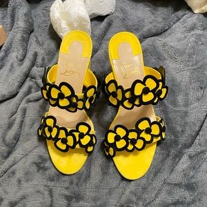Christian Louboutin Yellow Poppy Sandels